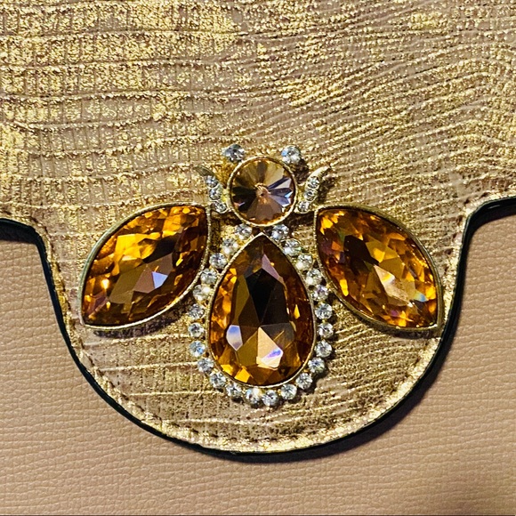 Dune London Jeweled Bug Satchel - Picture 2 of 10